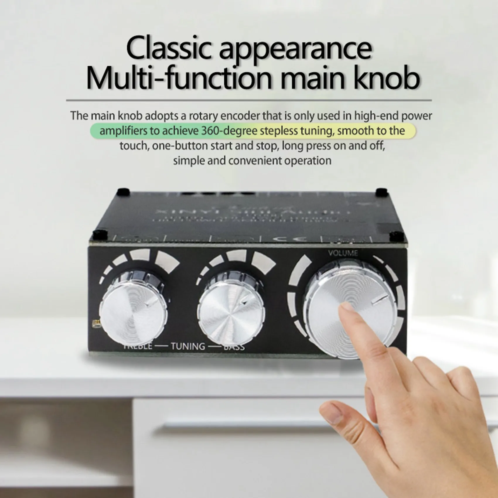 Bluetooth 5.0 TPA3116D2 Module Hoge Bas Aanpassing Stereo Digitale Versterker Board Module 100Wx2 Versterker XY-T100H-N34R