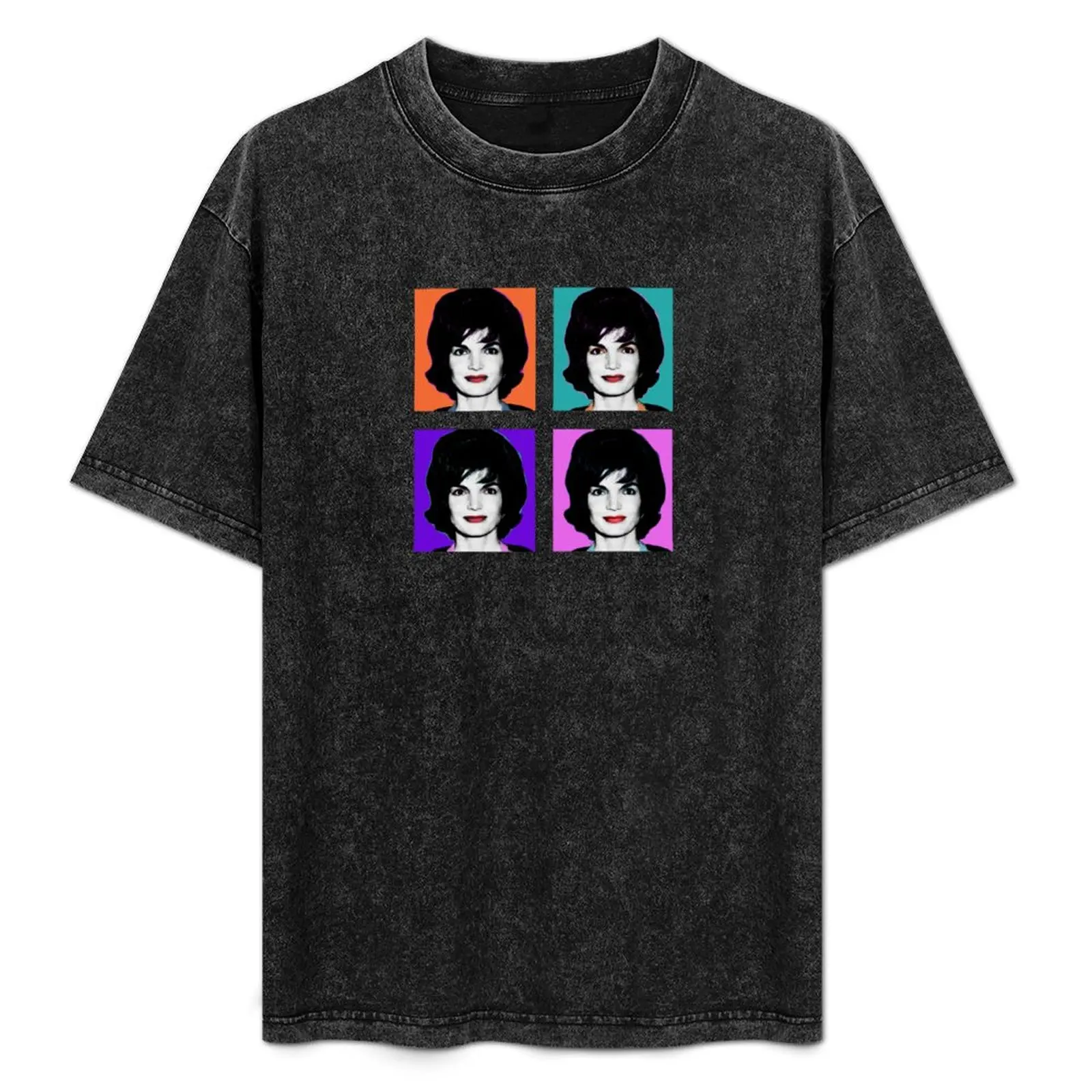 

Jackie Kennedy portraits in modern pop-art style (1960s) T-Shirt heavyweights summer clothes mens champion t shirts