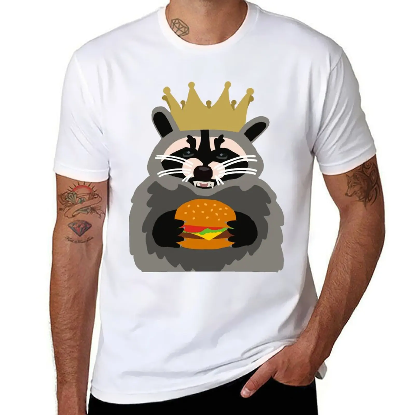 

Little King Trashmouth T-Shirt man t shirt luxury t shirts for man slim fit t shirts with prints T-Shirt