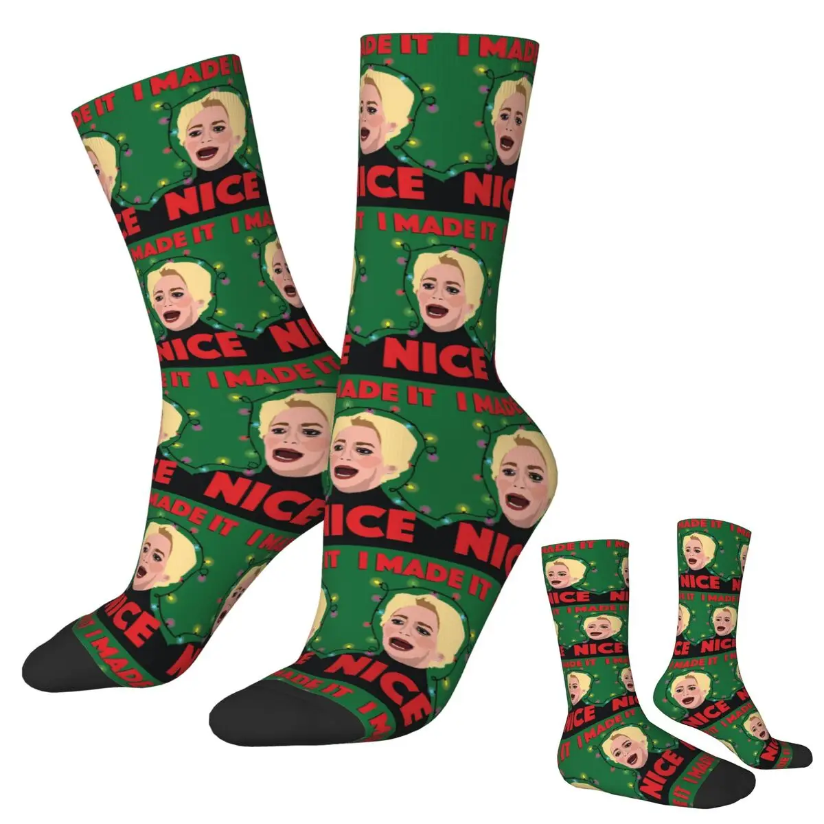 

Dorinda Medley I Made It Nice Rhony Рождественские носки Harajuku Высококачественные чулки Всесезонные длинные носки Аксессуары для унисекс