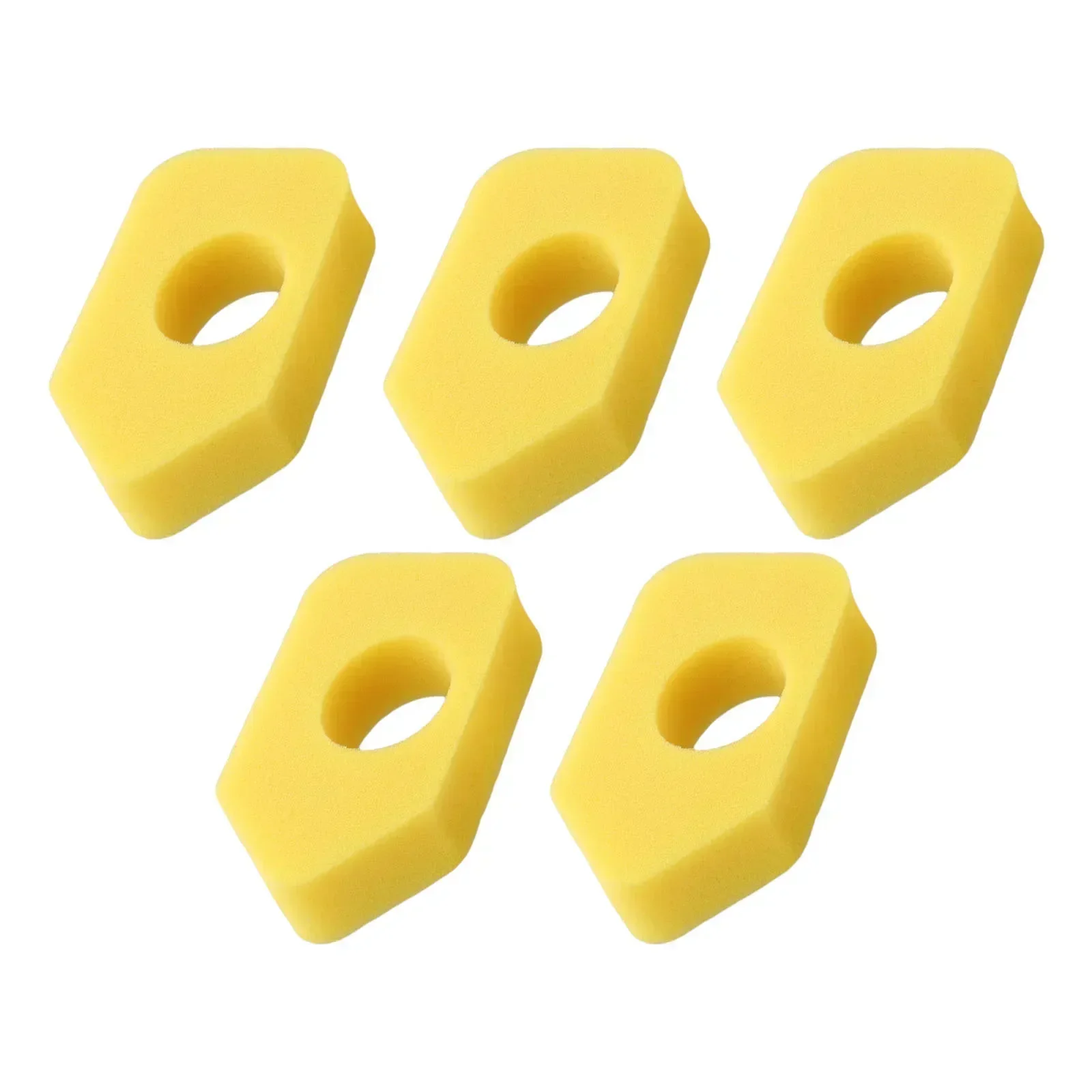 

5pcs Yellow Air Filters For Brigg Stratto 698369 5088D 5088H 5086K 4216 5099 Power Equipment Air Filters Lawn Mower Parts