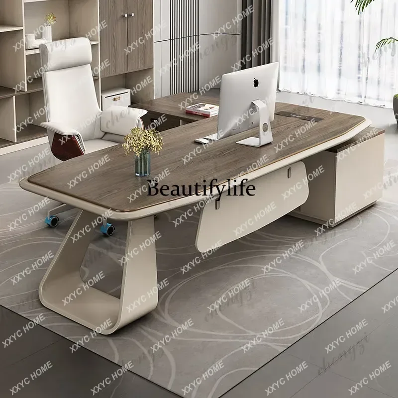 B573 Particularly Beautiful Office Desk Design Modern Popular Useful Office Desk Support High Office Furniture Der Schreibtisch