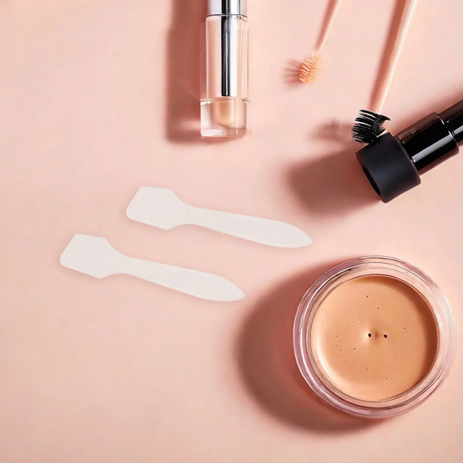 

400 шт. пластиковых шпателей для масок, эргономичные одноразовые ложки для крема, аппликаторы для масок для лица, лосьонов и кремов для глаз