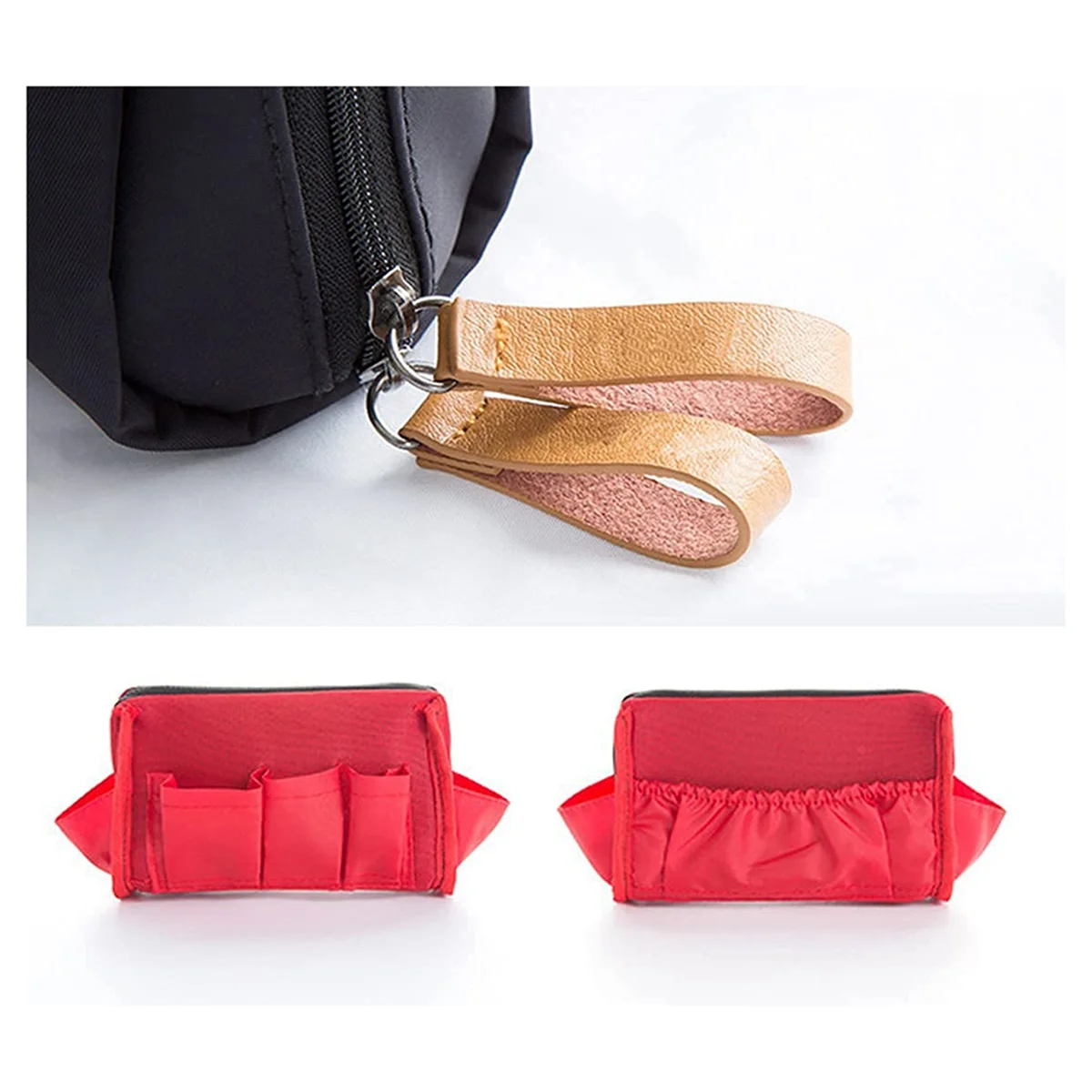AAA87 Lipstick Cosmetic Bag Mini Small Cosmetic Bag Small Cosmetic Bag with Compartments Travel Cosmetic Bag for Women A