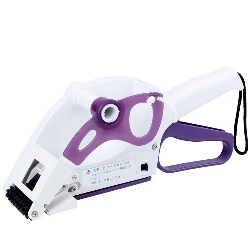 Manual adhesive label machine, barcode applicator