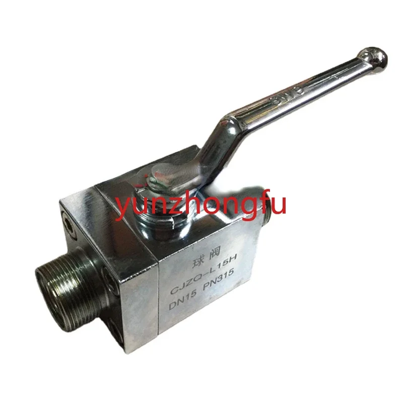 High Pressure Ball Valve Cjzq-h10l/h15l/h20l/h25l Hydraulic Equipment Plate Shears External Thread