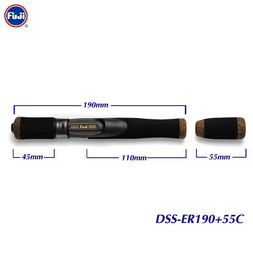 Fuji reel seat DSS hard EVA Grip split Combined unit for ICE rod Light Spin Rod Handle