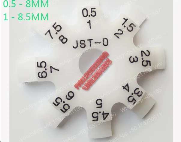 Disc Plastic Gauge 0.5-8 Automotive Industry Star Plastic Gauge, Nylon ** Gauge Octagonal Gauge