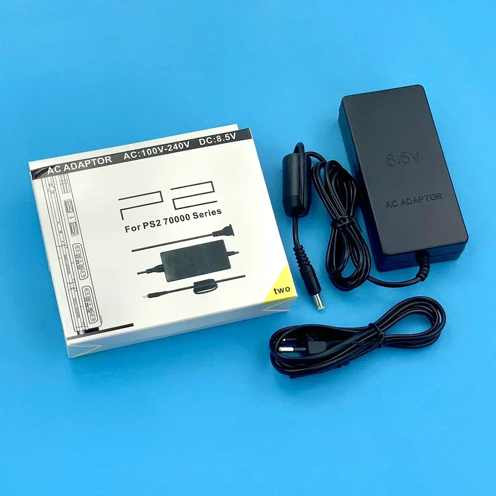 EU-Stecker für PS2-Konsole Slim AC-Adapter Ladekabel Stromversorgung AC100~240V 50/60HZ DC 8,5V--5,65A – Detail 23
