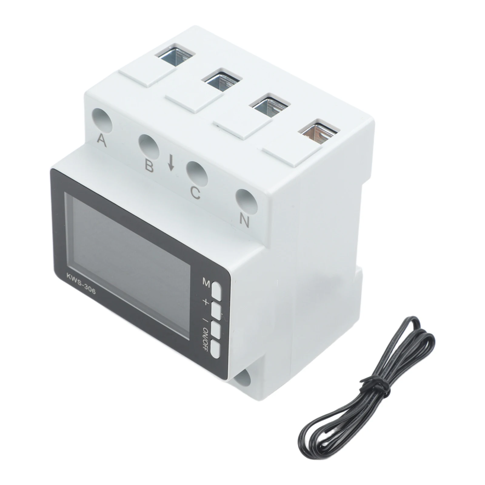 Three Phase For Energy Meter KWS-306 AC85-290V 0-80A For LCD Display For Smart For Power Usage Monitor With Overload Protection