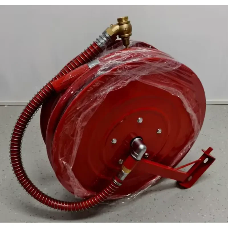 Light Fire Hose Reel, Easy and Convenient to InstallFirefighting Training, Garden Watering, Suitable for Personal Scenarios