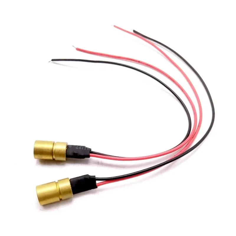 2 قطعة 450nm 5MW وحدة صمام ثنائي ليزر أزرق نقي صغير مع سائق في 3.2 فولت 8x13 مللي متر لسوق المكونات الإلكترونية