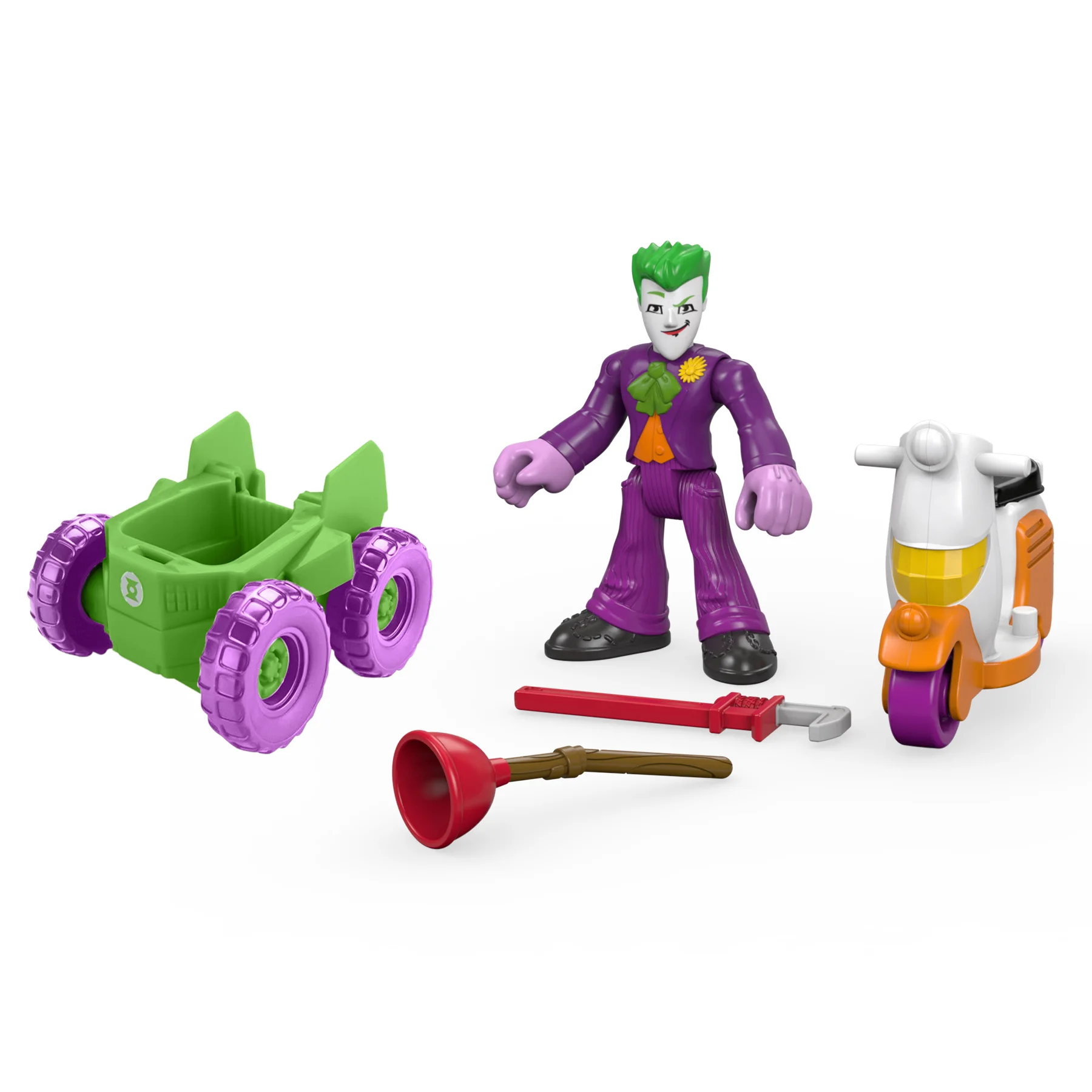 Imaginext Super Friends The Joker Deluxe Gift Set 2 po Figurine d'action