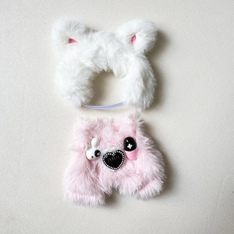 Clothes only] First and second generation Labubu clothes pendant Labubu sitting party baby clothes capsulerabbitoverallsbirthday