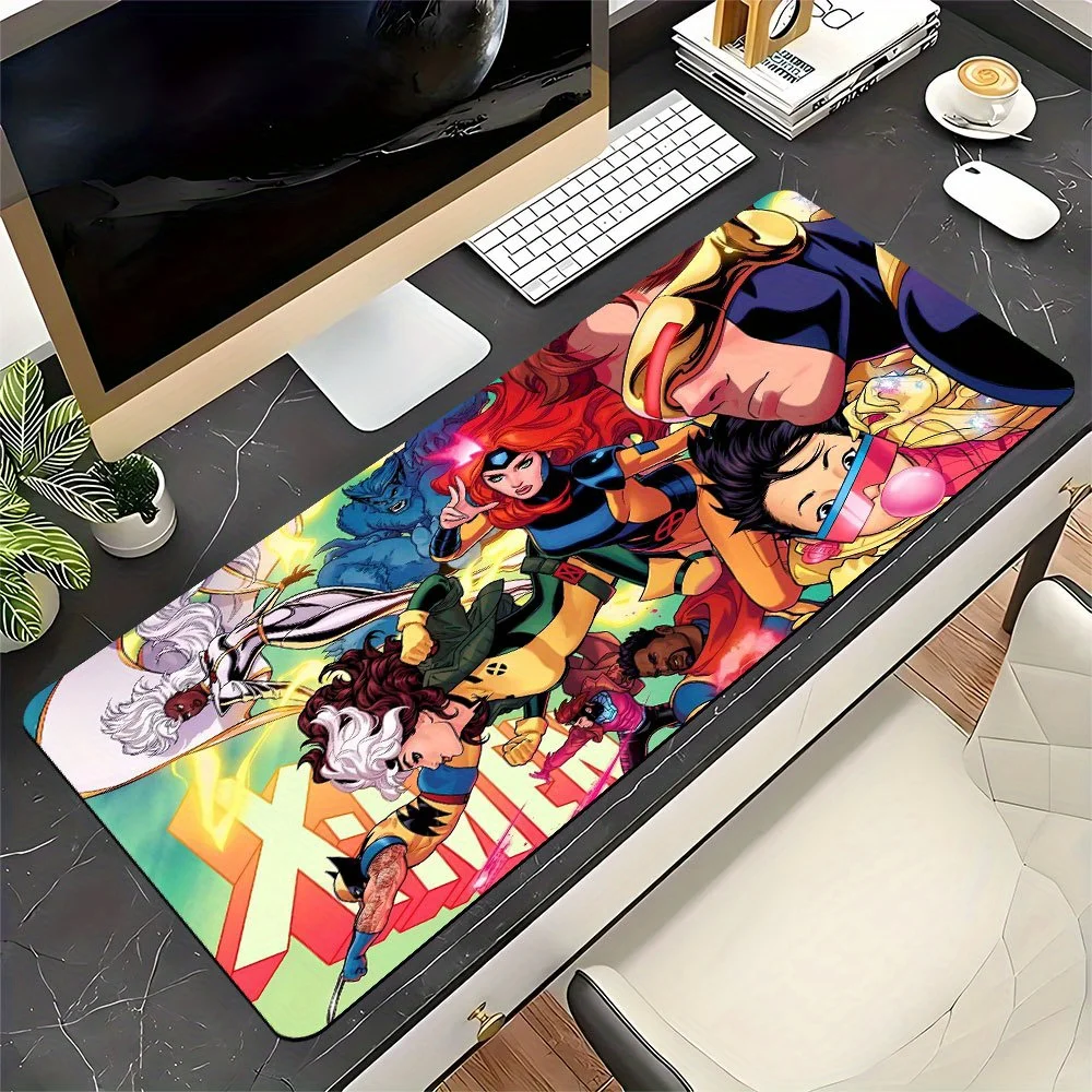 قطعة واحدة من لوحة ماوس Marvel X-Men - تصميم أبطال خارق نابض بالحياة، قاعدة مطاطية متعددة الوظائف، مثالية للألعاب وديكور المكاتب والعطلات