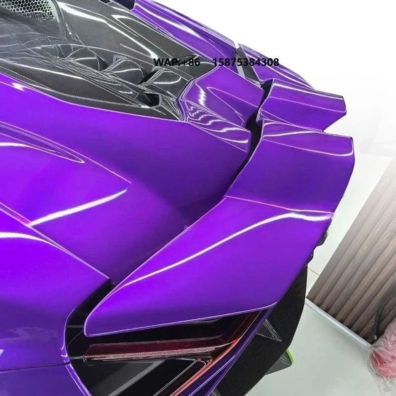 

For Revuelto Real Carbon Fiber Spoiler Tail Fins Automotive Tail Wing Upgrade Body Kit OEM Style Auto Parts