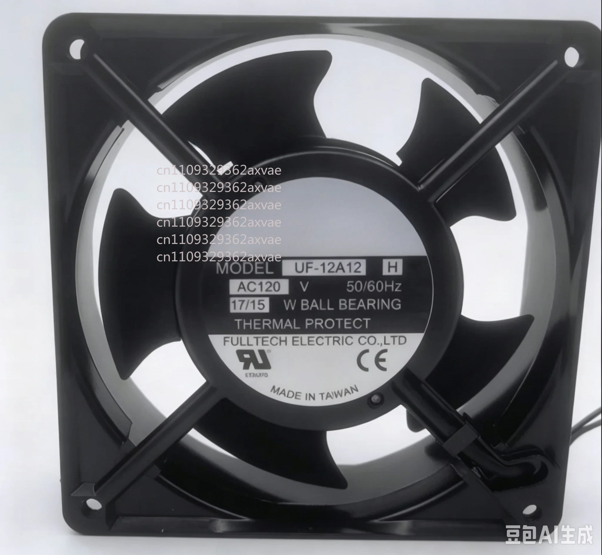 For FULLTECH UF-12A12 H 120V 17W 120x120x38mm Cooling Square Fan