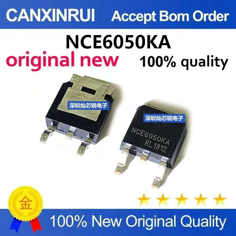(5-100pieces)Brand New Original NCE6050KA NCE6050 TO-252 SMD MOSFET 60V 50A