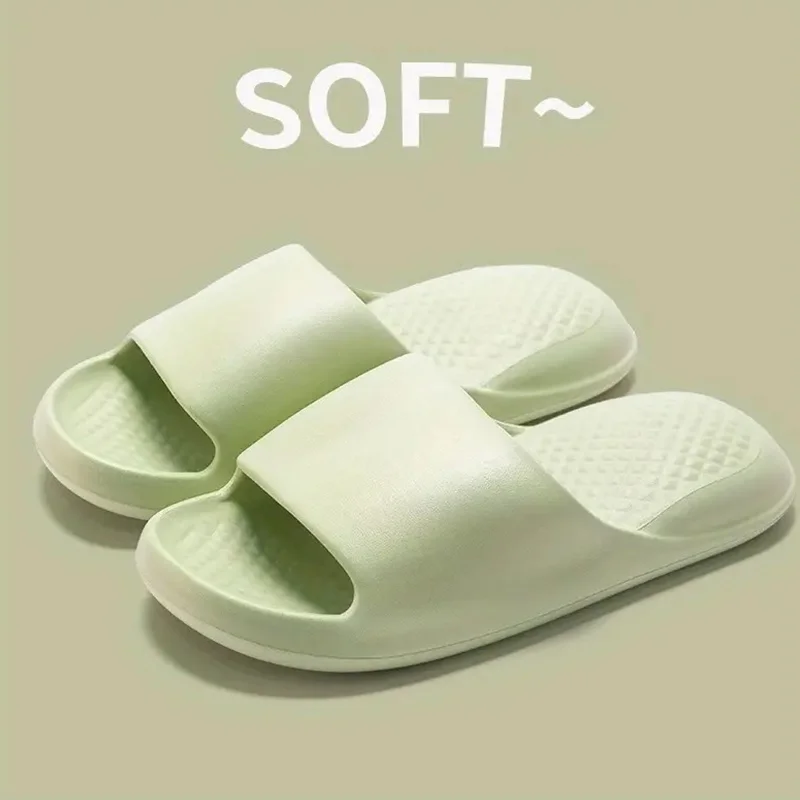 Women\'s Slippers Super Soft Home Slippers Anti-slip Minimalist Indoor Pillow Slides Bath Shoes