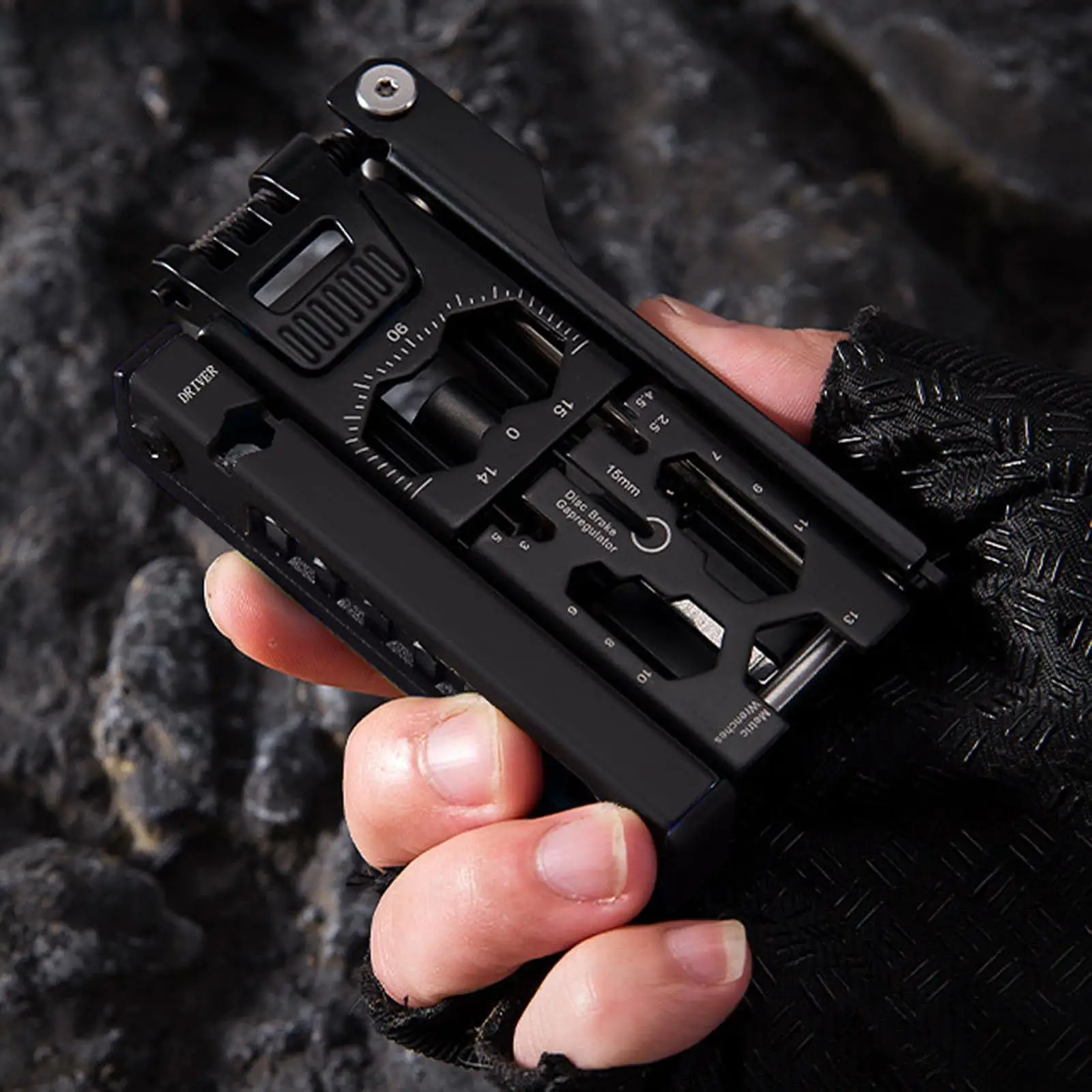 

Bike Multi Tool Hex Wrench with 7 Interchangeable Magnetic Bit Alloy Steel for Mountain/Road Bike 38 in 1 Bicycle Repair Kit