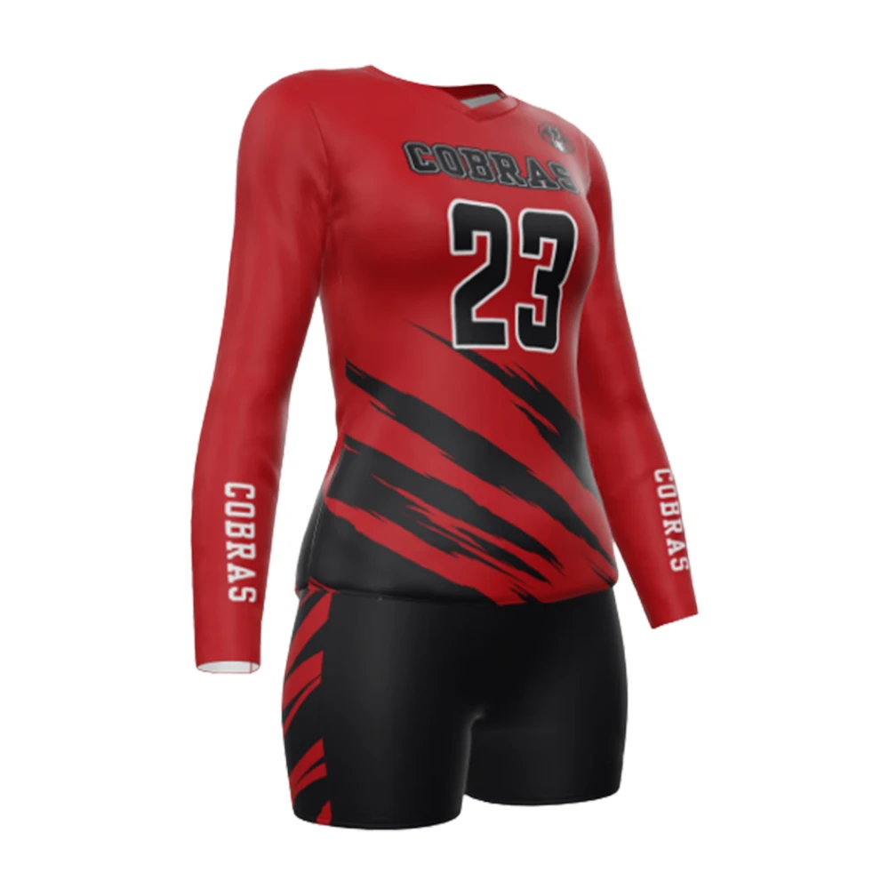 Volleyball Jersey Running Long Sleeve T-shirts Shorts Athletic Girls Breathable Outdoor Sports Gym Training Yoga Workout Uniform