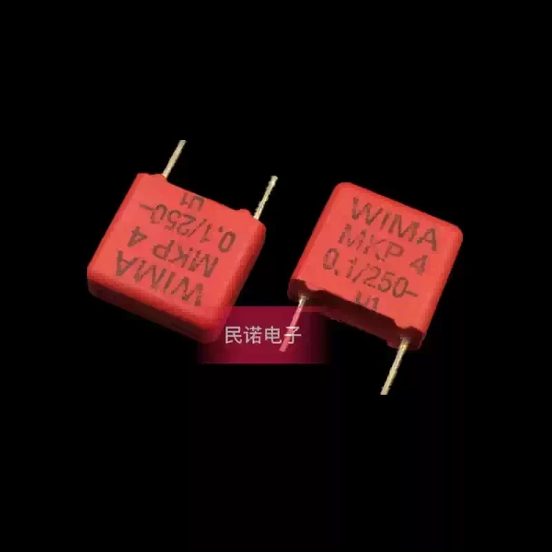 WIMA capacitor MKP4 250V 0.1UF 104 100NF pin spacing 7.5mm