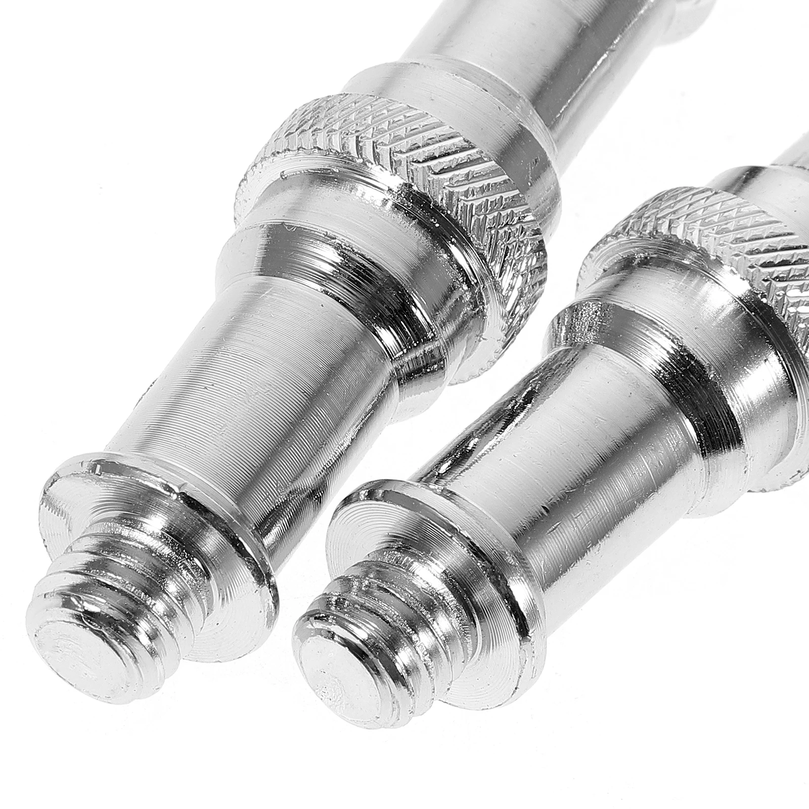 

2 Pcs Adapter Spigot Stud Studs Studio Light Stand Screw Threaded Camera Flash