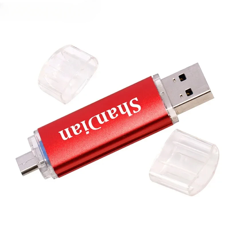 SHANDIAN USB flash drive OTG high Speed drive 64 GB 32 GB 16 GB 8 GB 4GB external storage double Application Micro USB Stick