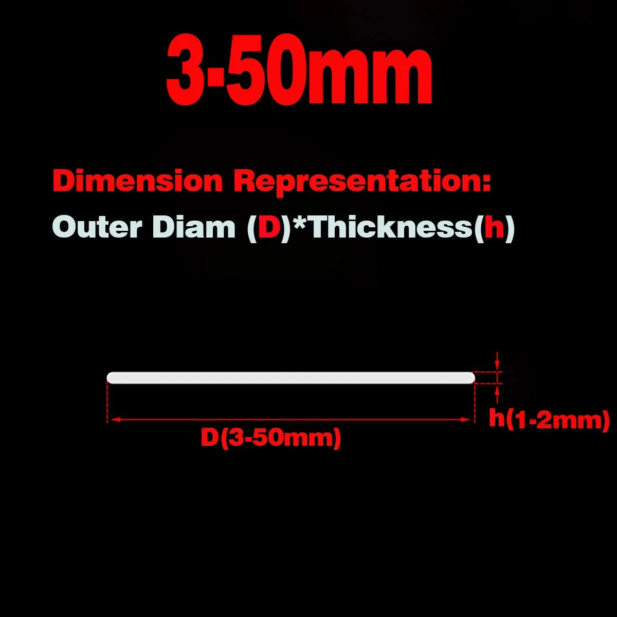 

O-Ring / High Temperature Resistant Silicone Rubber Ring / Faucet Waterproof Seal Ring / Silicone Rubber Seal Circular Gasket