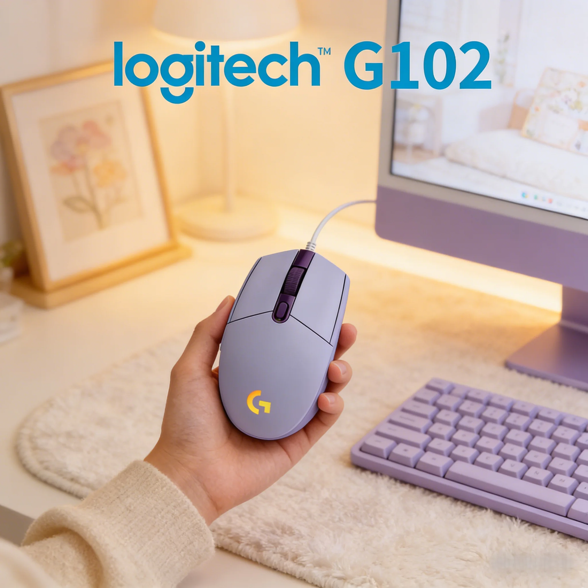 

Logitech G102 Wired Gaming & Office Mouse, RGB Backlit, 8000DPI, 6 Programmable Buttons, Lightweight for PC Laptop Mac Windows