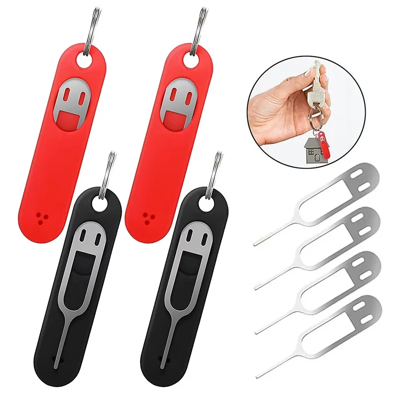 1/3/5Pcs/set Anti-Lost Sim Card Eject Pins SIM Card Tray Opening Tool Needle Opener Ejector For iPhone Xiaomi Realme OPPO Phone