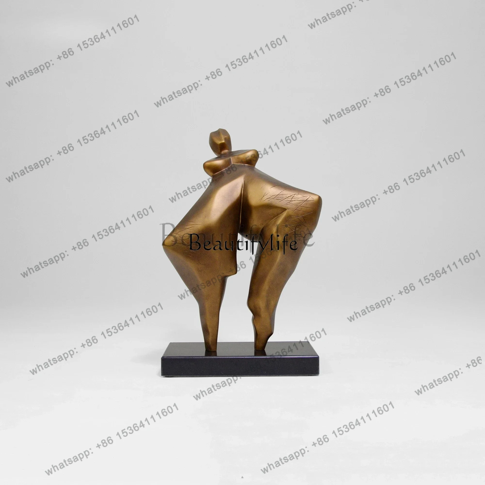 Factory Direct  Hotel Large Floor-standing Figure Small Ornaments Modern Living Room Entrance Creative Abstract Sculpture Deskto