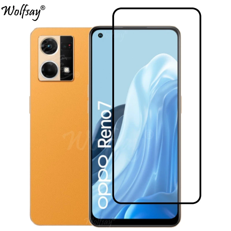 2 in 1 Tempered Glass For Oppo Reno 7 4G Screen Protector For Oppo Reno 7 7Z 8Z 8T 8 Lite Camera Lens For Oppo Reno 7 4G Glass