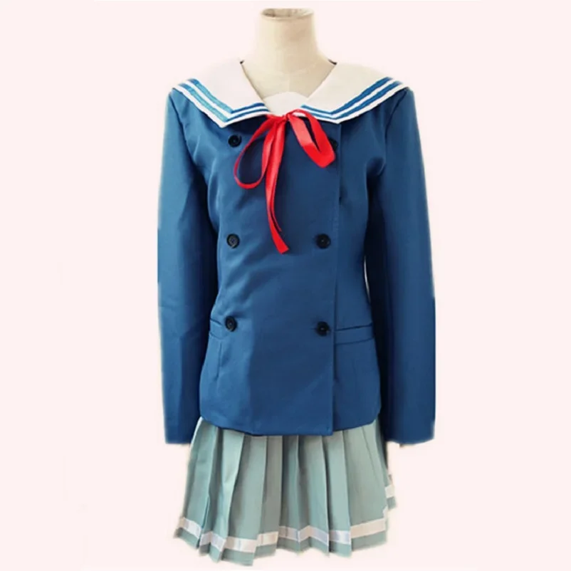 

Unisex Anime Cos Kuriyama Mirai Nase Mitsuki Cosplay Costume Uniform Custom Size