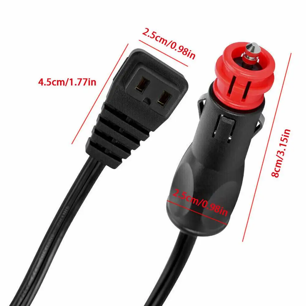 12V Car Refrigerator Power Cord Fridge Freezer Power Cord For ARB Car Cigarette Lighter Adapter Fridge Heater Extension Cable 2M