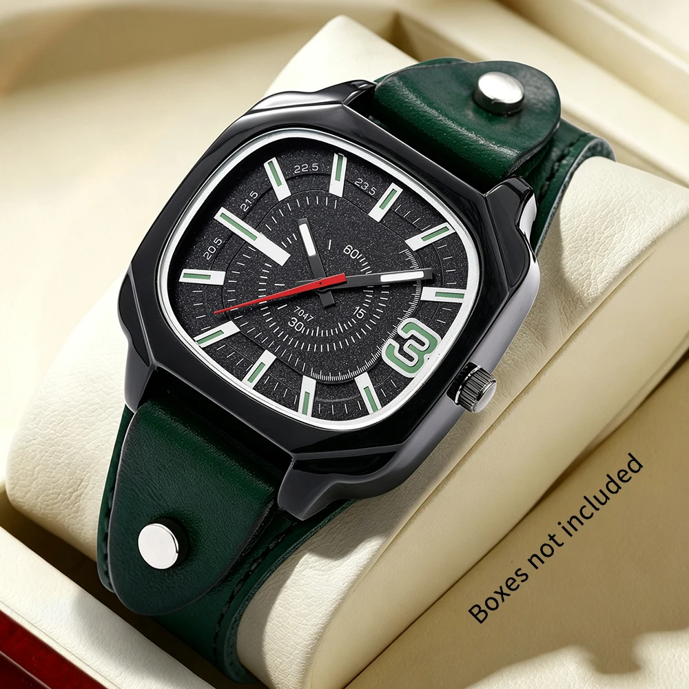 1pc Latest Colorful Colors Available in Multiple Colors Men's Quartz Watch