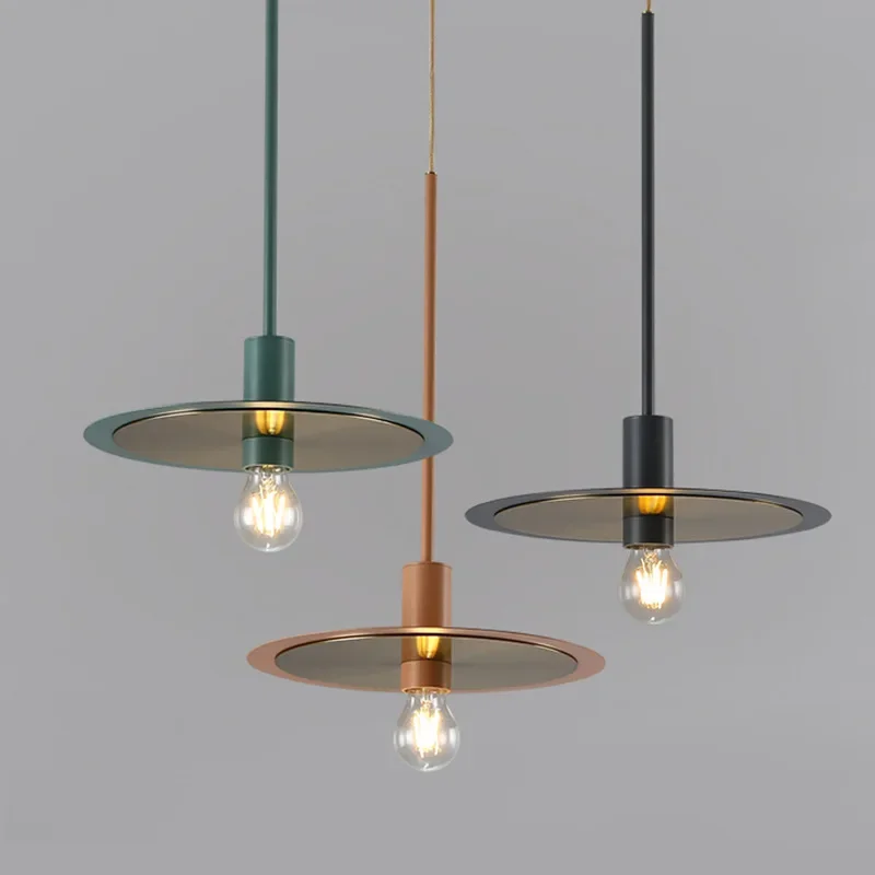 

Minimalist Danish Iron Chandelier Restaurant Pendant Lamp Personalized Coffee Shop Restaurant Industrial Style Lighting Fixtures