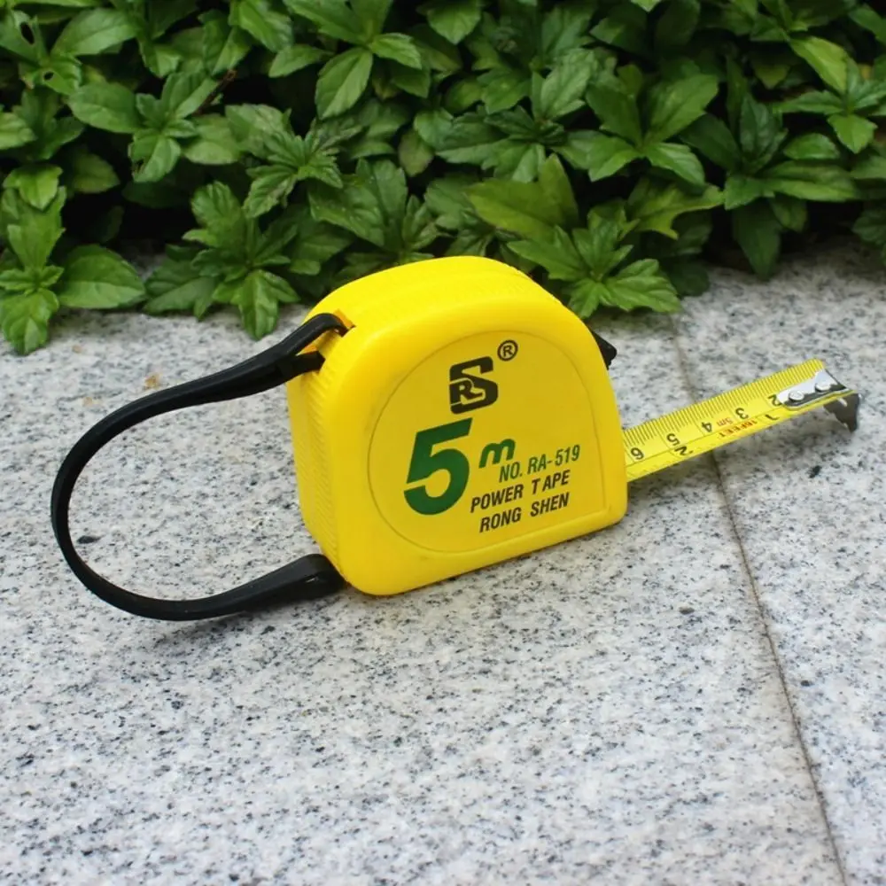 Metric Yellow Tape Measure Scale Metal Measure Meter High Precision 5M Measuring Tape Measurement