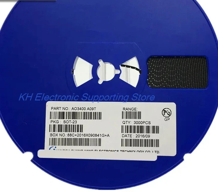 1000PCS/LOT AO3400 silkscreen A09T SOT-23 MOSFET