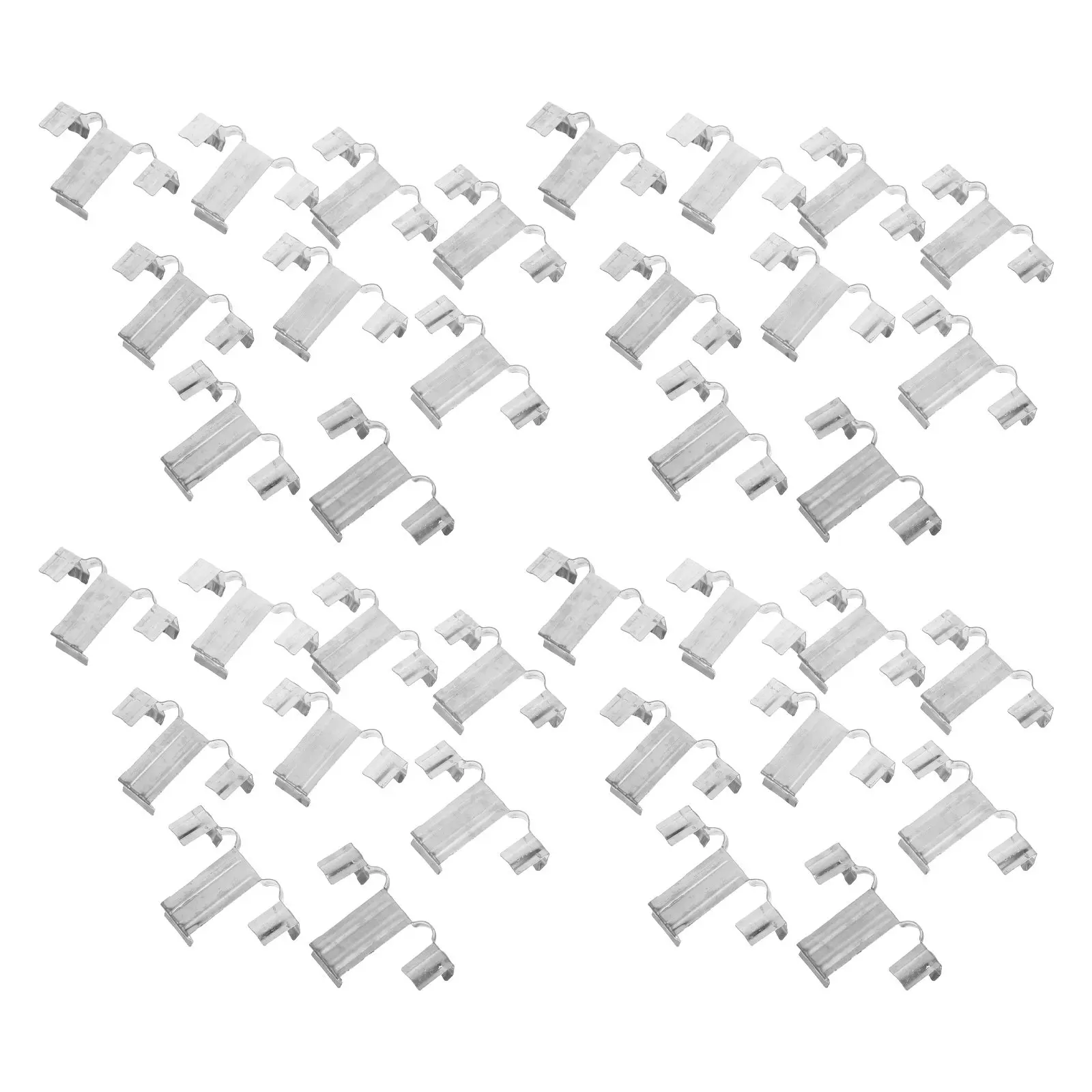 50Pcs Photovoltaic Drainage Buckle Stainless Steel Solar Panel Water Drainage Clip Solar Panel Drain System Clip for Rooftop