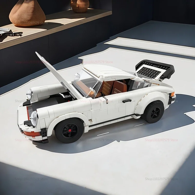 العروض الساخنة 1458 قطعة نموذج سيارة الرجعية اللبنات مجموعة 2in1 سباق الكلاسيكية خمر سيارة كيت للكبار اللعب هدية لعيد الميلاد