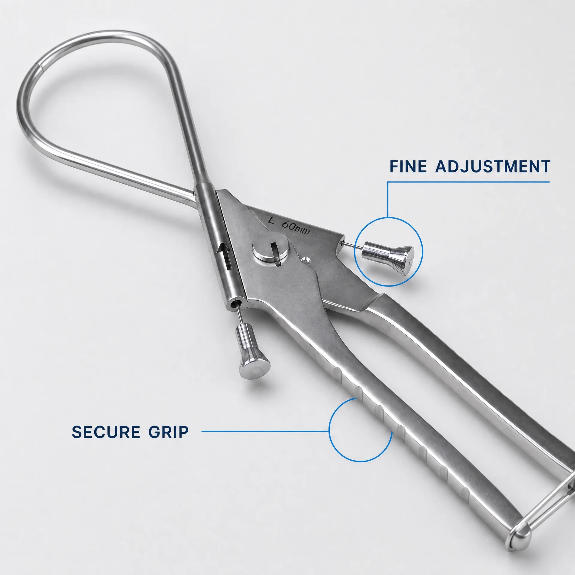 Wire Passer Hollow Wire Guide Forceps Reusable Stainless Steel Surgical