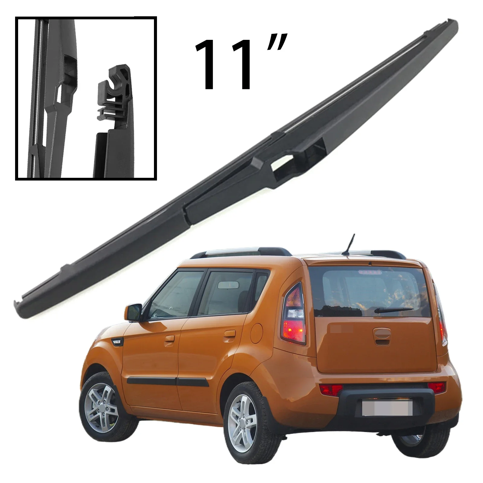 

11" Rear Windshield Windscreen Washer Wiper Blade For Kia Soul 2009-2013 Car Accessories Accsesories