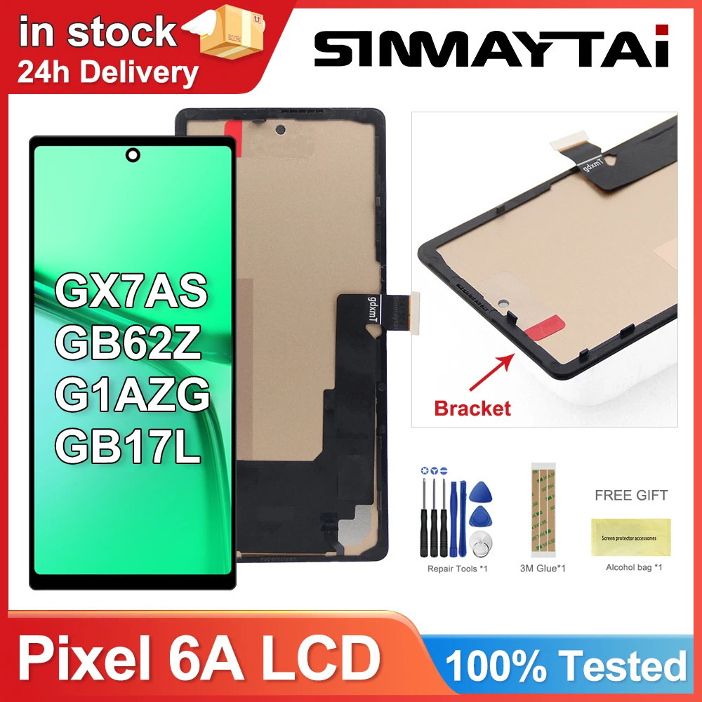 Google Pixel 6a 用 LCD ディスプレイ タッチスクリーン 6.1インチ