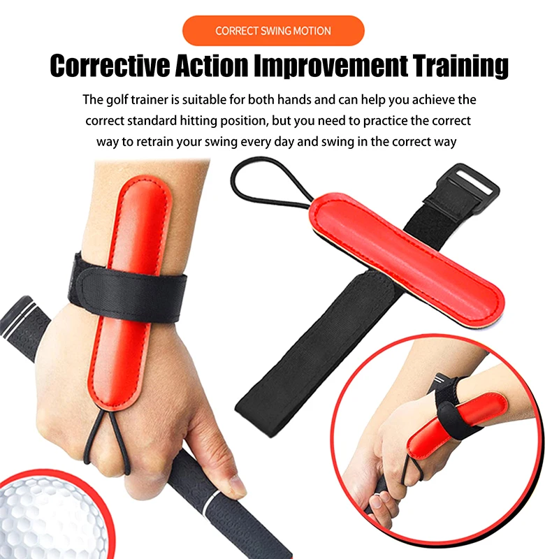 Golf Training Aid Motion Correction Arm Band For Bending Movement Swing Hand Anti Roll Wrist Trainer Swing Gesture Practice Tool