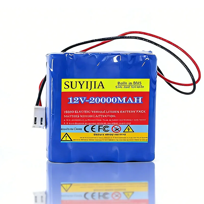 D50B GPS bait boat 18650 power lithium battery pack 12V 20000mAh suitable for elevator intercom video doorbell emergency light