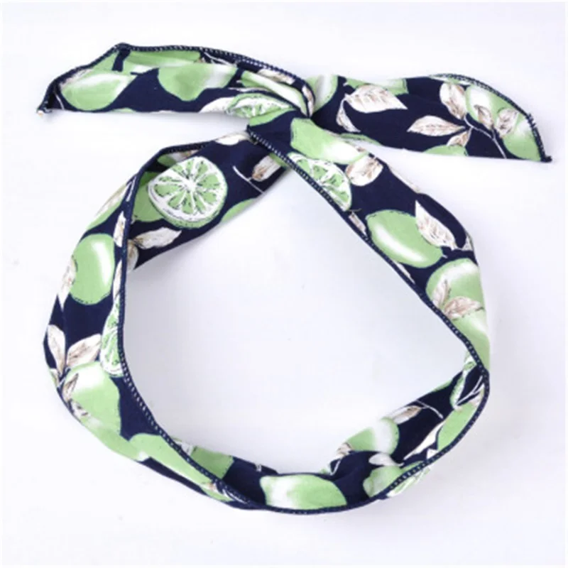 Internet Hot Iron Wire Hair Band Korean Style Female Cute Sweet Rabbit Ears Headband Check Printing Face Wash Head Accessories