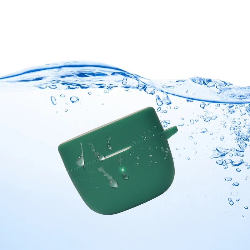 Silica Carrying Case Shockproof Compatible for Phi-lips Tat2206 Headphone Dustproof Protector Washable Charging Box Sleeve