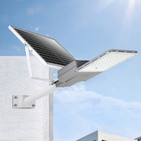 Split Type 120w 300w 1000w Heavy Duty Wireless Remote Control High Lumen Highway LED Panel Solar Street Light With Pole