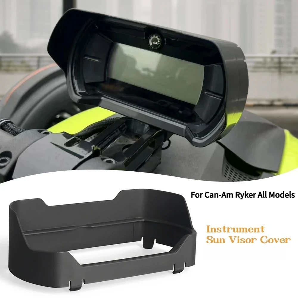 

Accessories For Can-Am Ryker 600 900 Rally Edition Sport ACE 2019-2025 UTV Sun Visor Cover Instrument Screen Sunshade Guard